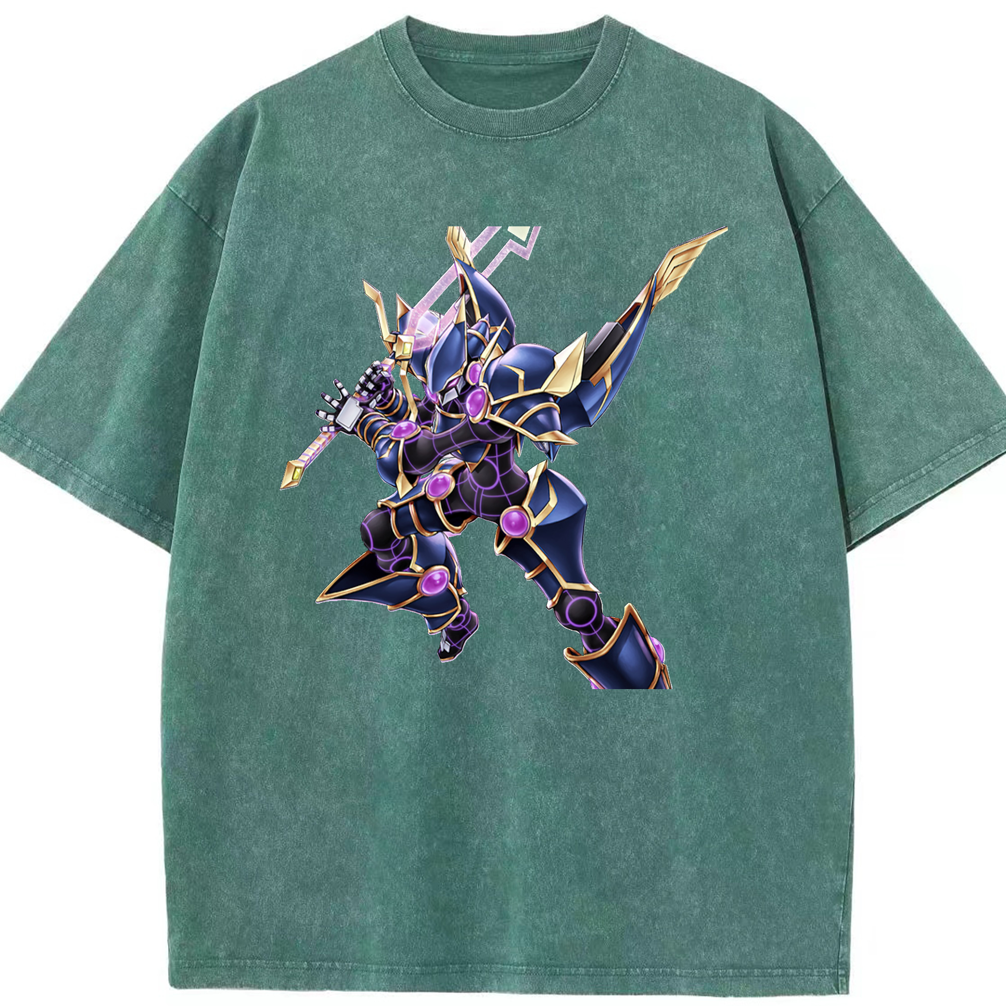 （画像用） 遊☆戯☆王 Yu-Gi-Oh! 綿100% ヴィンテージ風 半袖Tシャツ（フロントプリント）